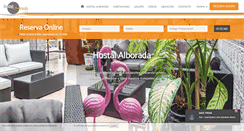 Desktop Screenshot of hotelalborada.com